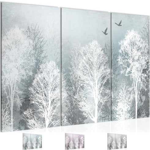 Wandbilder Wohnzimmer XXL Wald Moderne Bilder Abstrakt